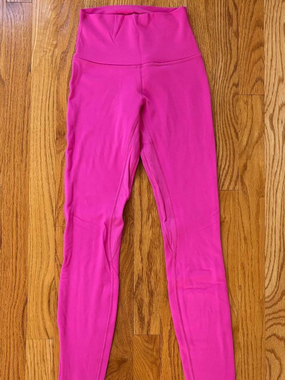 Lululemon Leggings, Hot Pink, Size 2, Length = 25